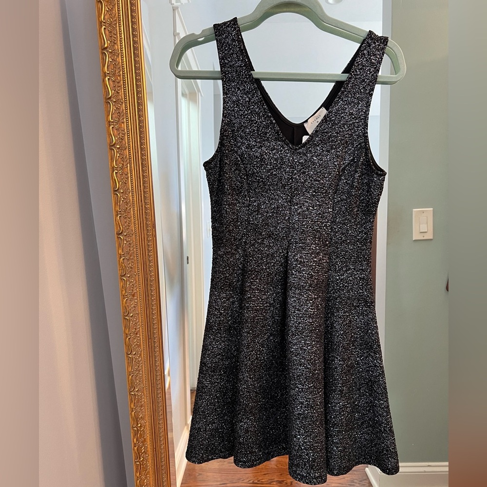 Everly Navy Sparkle Dress